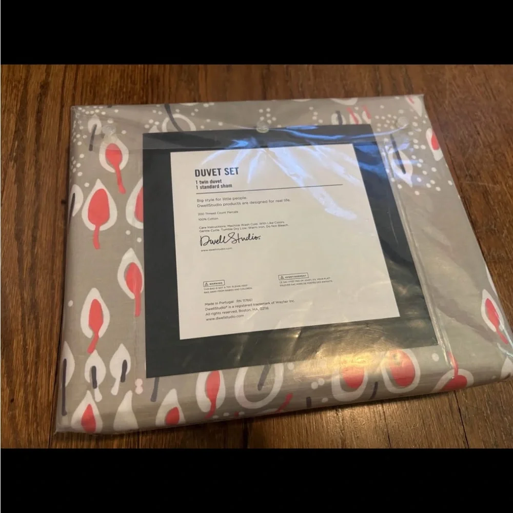 Dwell Studio twin patterned Duvet Cover